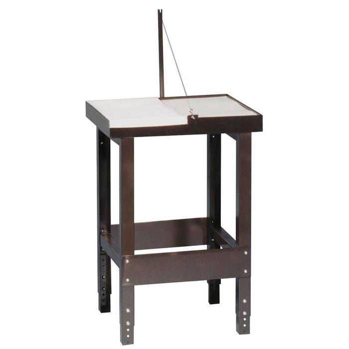 Debcor Heavy Duty Wedging Board with Steel Stand, 19-1/2 x 20-3/4 Inches, Dark Brown