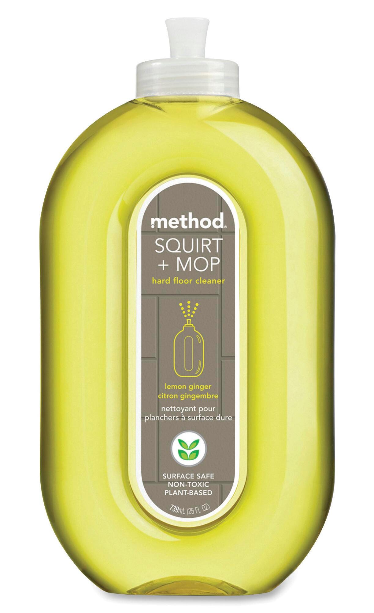 Method Squirt / Mop Lemon Floor Cleaner, 25 Fluid Ounces, Lemon Ginger, Item Number 1573436