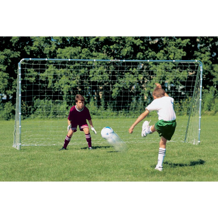 Franklin Galvanized Steel Folding Soccer Goal, 10 x 5 x 4 Feet
