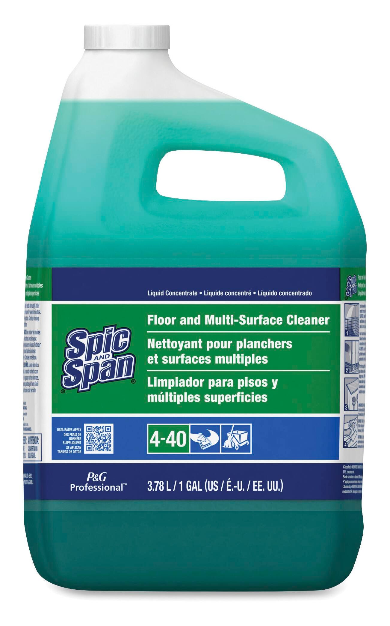Spic and Span Floor Cleaner, 1 gal, Item Number 1312371