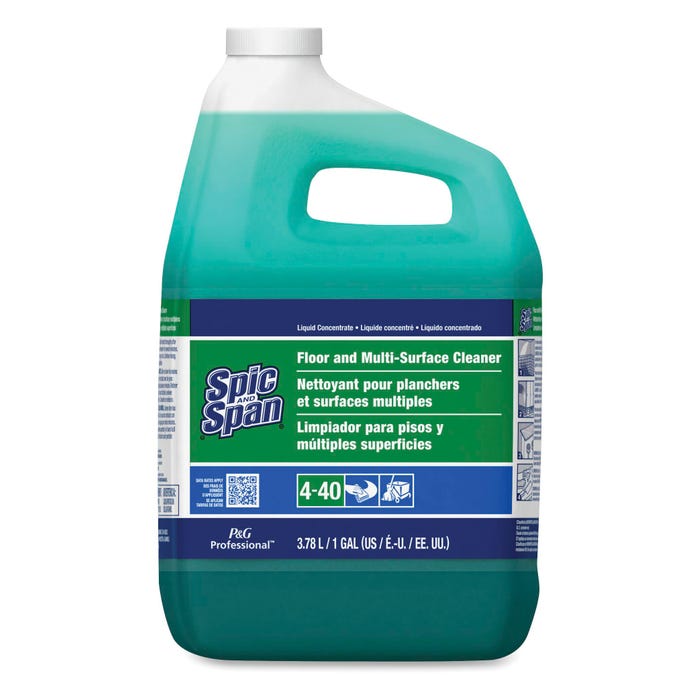 Spic and Span Floor Cleaner, 128 Ounces, Green