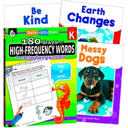 Teacher Created Materials Learn-at-Home: High-Frequency Words Bundle Grade K, 4-Book Set, Item Number 2092213