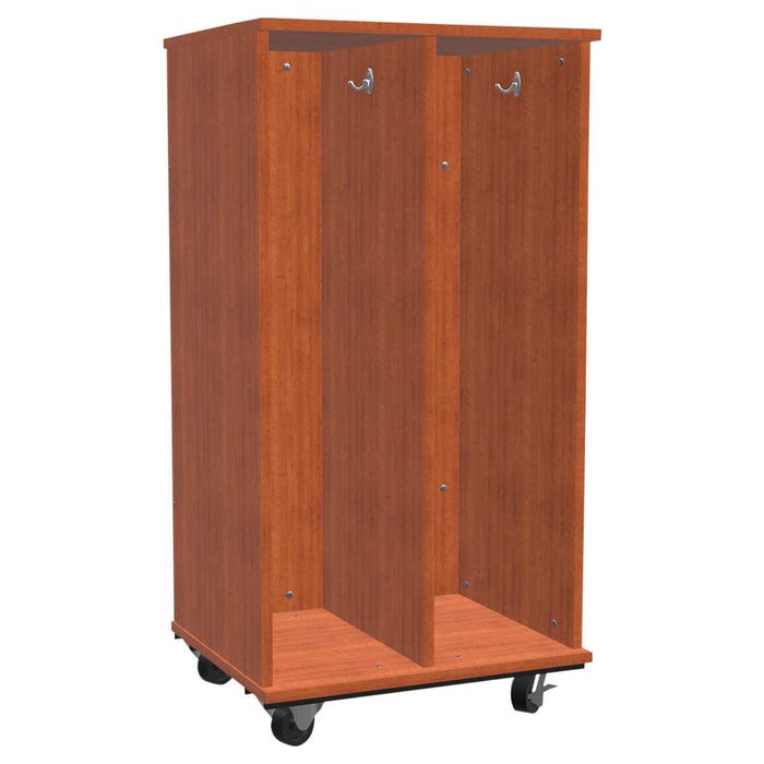 Classroom Select Expanse Series Mobile Locker Cubbies, 2 Hooks Per Cubby