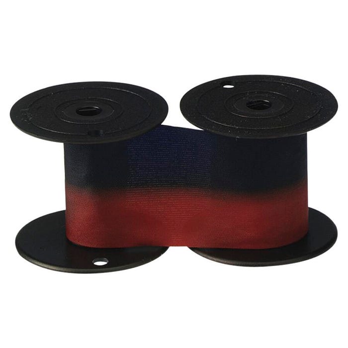 Lathem Battery Powered Replacement time Recorder Ribbon, Nylon, Black/Red, for Use with Lathem 2000 time Clocks
