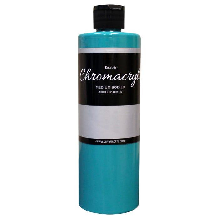 Chromacryl Students' Acrylics, Turquoise, Pint