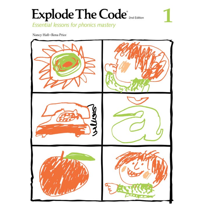 Explode The Code Book 1, Literacy & Phonics, 2nd Edition