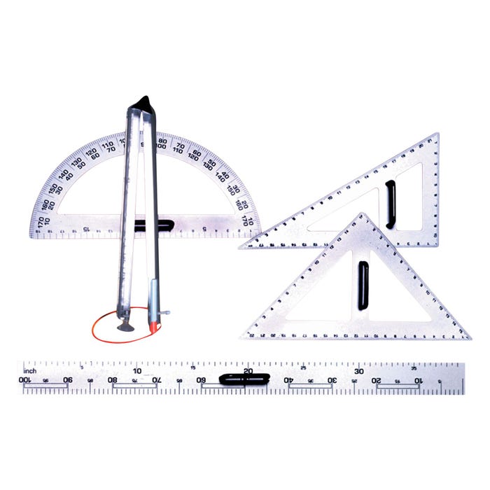 United Scientific Chalkboard Drawing Instruments Set