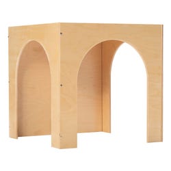 Childcraft Cozy Arch Cube, Wood Top, 29-1/2 x 29-1/2 x 29-1/2 Inches 2127946
