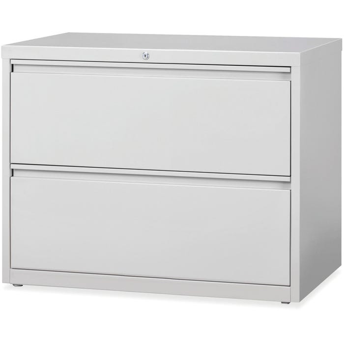 Lorell Lateral File Cabinet, Light Gray, 36 x 18-5/8 x 28-1/8 Inches