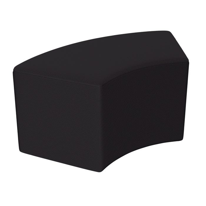 Classroom Select Soft Seating NeoLounge Arc Ottoman with 60-Degree Curve, 38 x 18 x 18 Inches