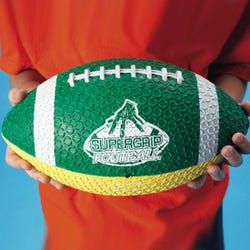 FlagHouse Super Grip Football, Youth, Green and Yellow 2121012