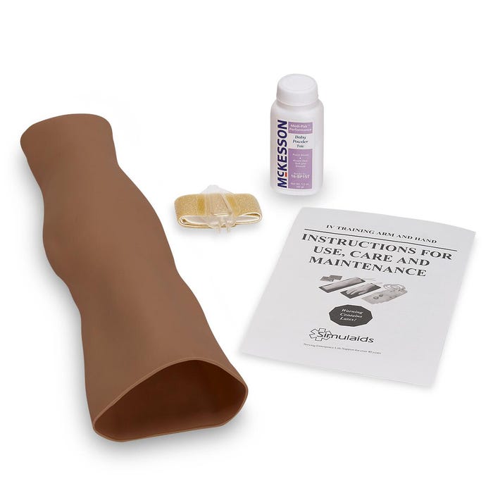 Simulaids® Replacement Skin for IV Training Arm - Dark