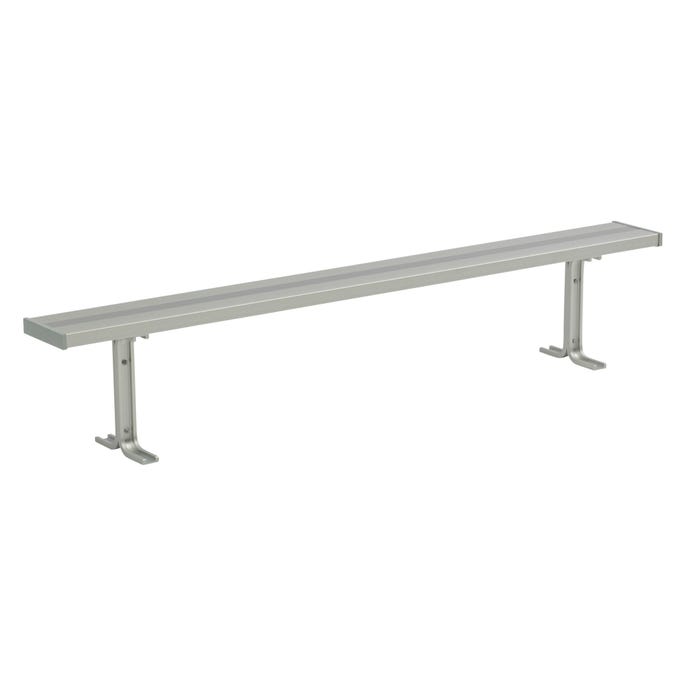 National Recreation Systems Aluminum Portable Bench, Channel Leg, 8 Feet