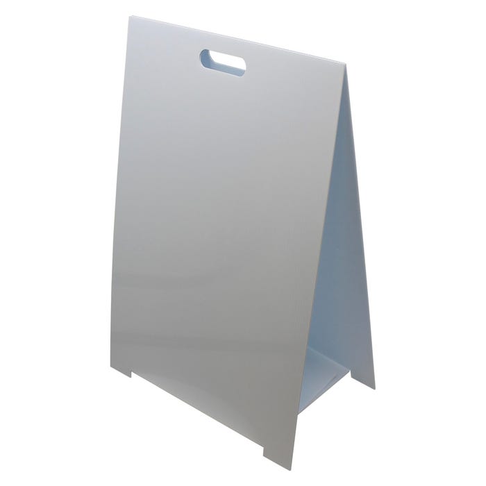 Crestline Premium Corrugated Plastic Dry Erase Marquee Easel, White