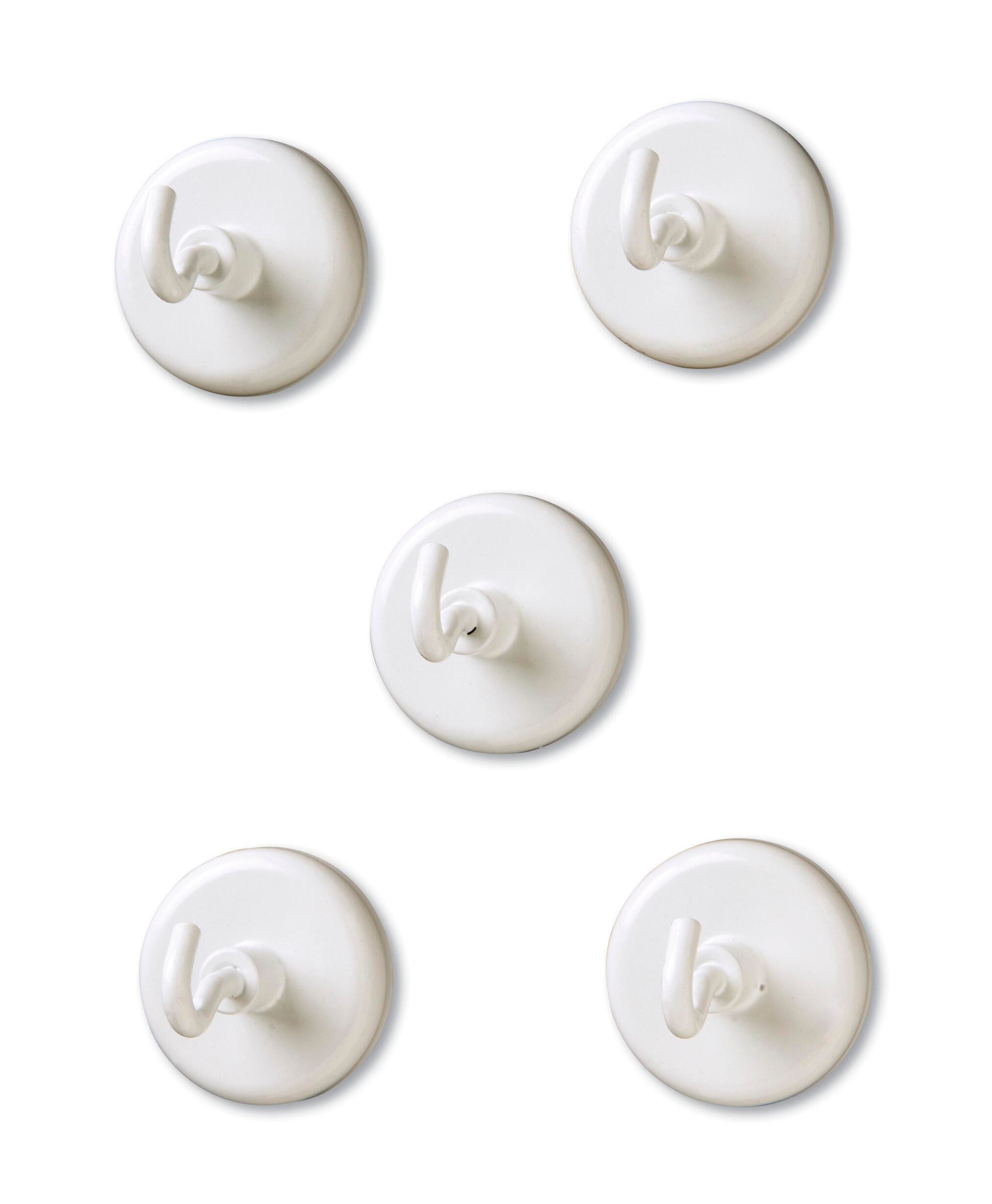 Learning Resources Magnetic Hooks, 1-1/4 Inches, White, Pack of 5 1279732