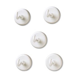 Learning Resources Magnetic Hooks, 1-1/4 Inches, White, Pack of 5 1279732