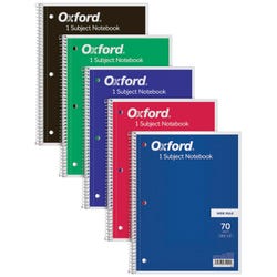 Image for TOPS Wirebound Notebook, 8 x 10-1/2 Inches, 1 Subject, Wide Ruled, 70 Sheets from School Specialty