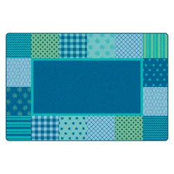 Carpets for Kids KIDSoft Pattern Blocks Carpet, Rectangle 4002363