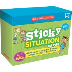 Scholastic News Sticky Situation Cards: 1-3, Item Number 2090300