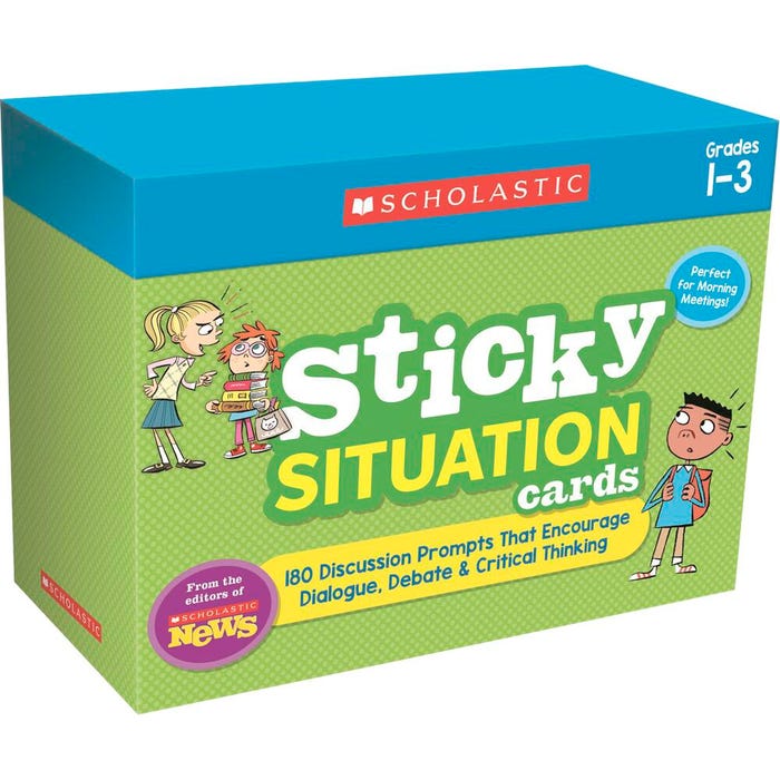 Scholastic News Sticky Situation Cards: 1-3