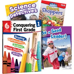 Teacher Created Materials Learn-at-Home: Conquering First Grade, 4-Book Set, Item Number 2092207