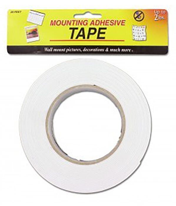 Delta Education Tape, Double-Sided, 1 Inch Wide Roll