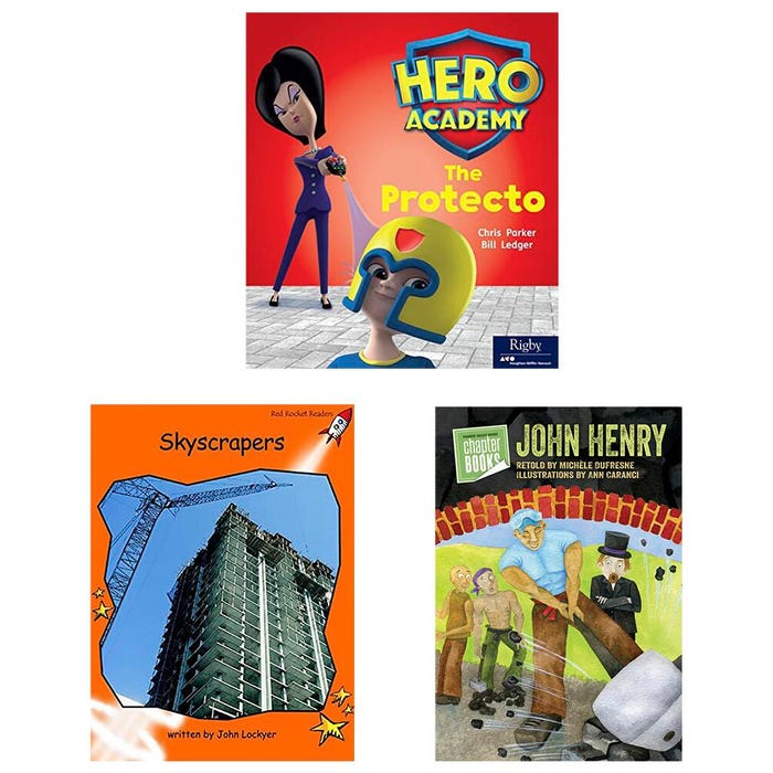 Achieve It! Guided Reading Class Pack Book Collection, Reading Levels K & L, Grade 2, Set of 96