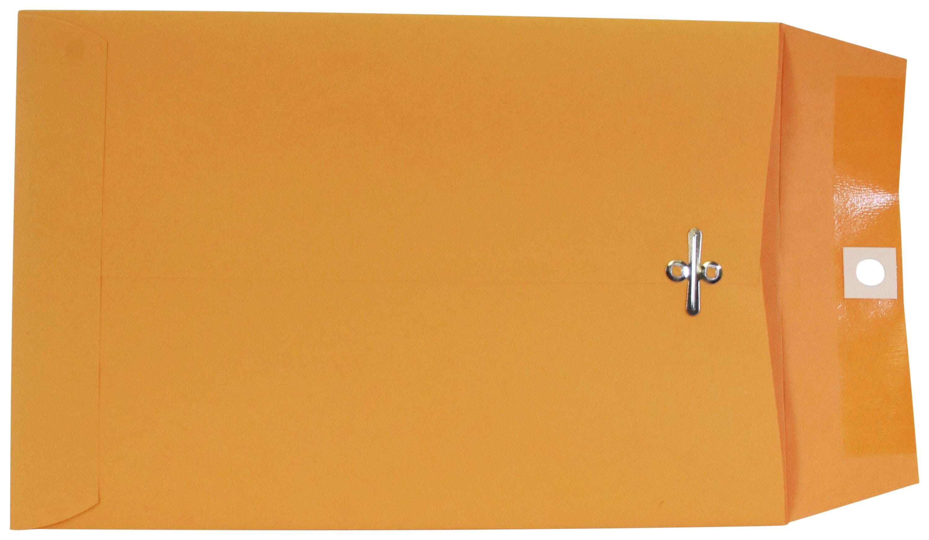 School Smart Kraft Envelopes with Clasp, 6 x 9 Inches, Pack of 100 2013916