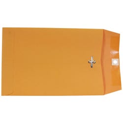 Image for School Smart Kraft Envelopes with Clasp, 6 x 9 Inches, Pack of 100 from School Specialty