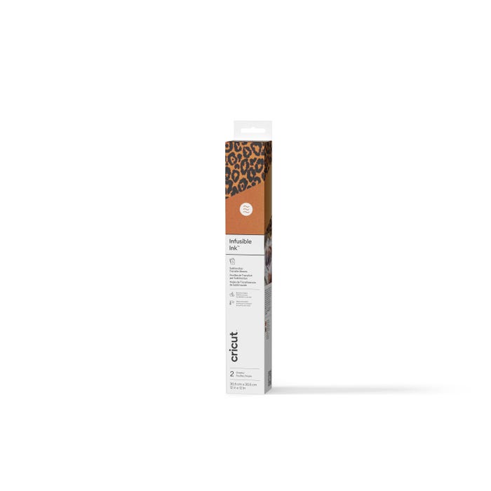 Cricut Infusible Ink Transfer Sheets, 12 x 12 Inches, Leopard, Pack of 2