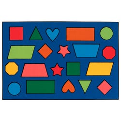 Carpets for Kids KID$Value Color Shapes Carpet, Rectangle 4002473