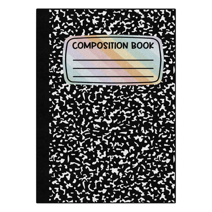 Flagship Carpets Composition Notebook Carpet, Rectangle