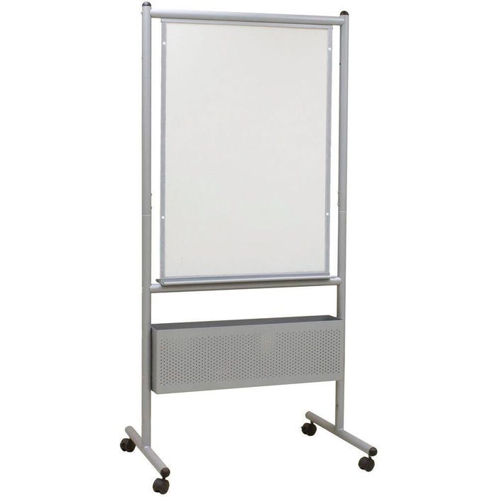 MooreCo Nest Easel, 48-3/4 x 28-3/4 Inches, Silver Frame