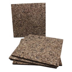 Flipside Cork Tiles, 12 x 12 Inches, Dark Cork, Pack of 4 2004939