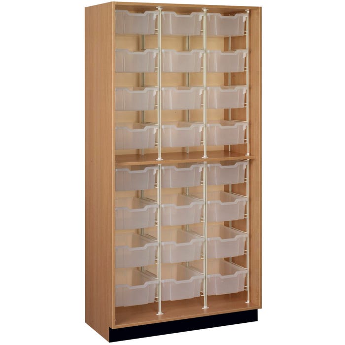 Stevens I.D. Systems Bin Cabinet, 24 Bins, 42 x 23 x 84 Inches