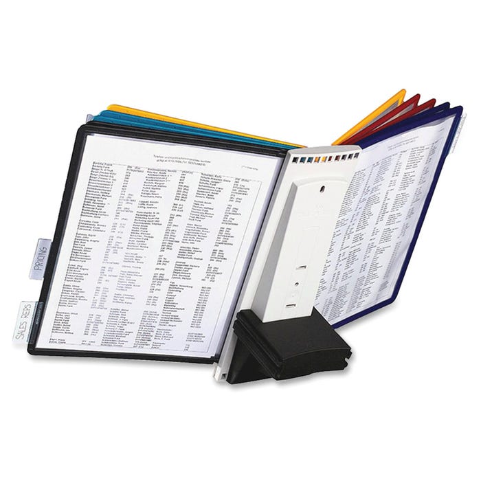 Durable Panel Extension Set for SHERPA Desk Reference System, Assorted Colors.