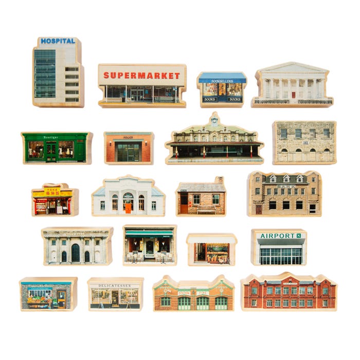The Freckled Frog My Little Town, Set of 20
