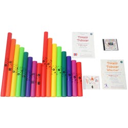 Rhythm Band Boomwhacker 16-Tube Activity Pack, Set of 16, Item Number 2103212