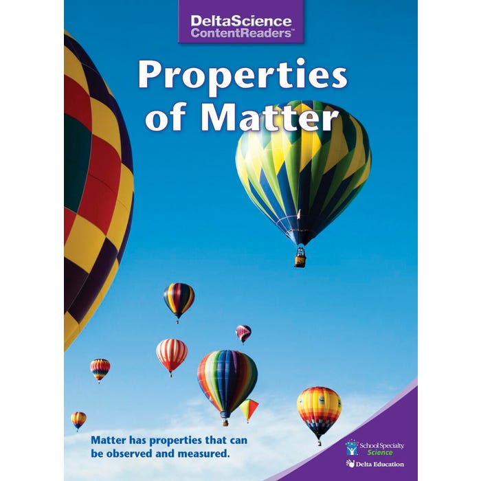 Delta Science Content Readers Properties of Matter Purple Book, Pack of 8
