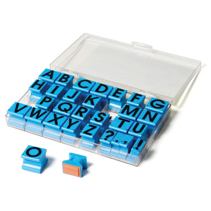 Educational Insights Uppercase Alphabet Stamps, 5/8 Inch