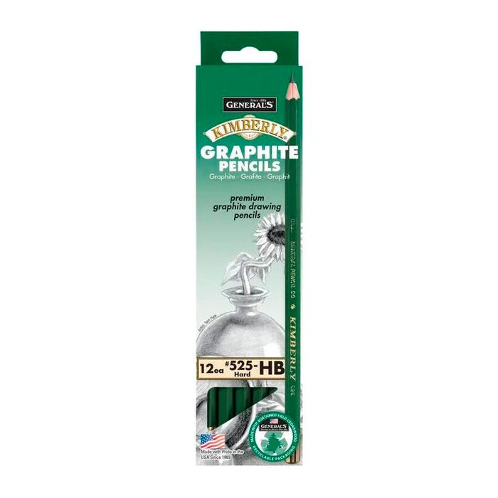 General's Kimberly Graphite Drawing Pencils, HB Hardness, Pack of 12