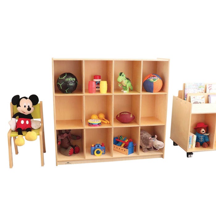 Whitney Brothers 12 Cubby Storage Cabinets