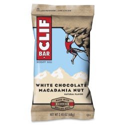 Clif Bar White Chocolate Macadamia Nut Energy Bar, 2.4 oz, Pack of 12, Item Number 1562068