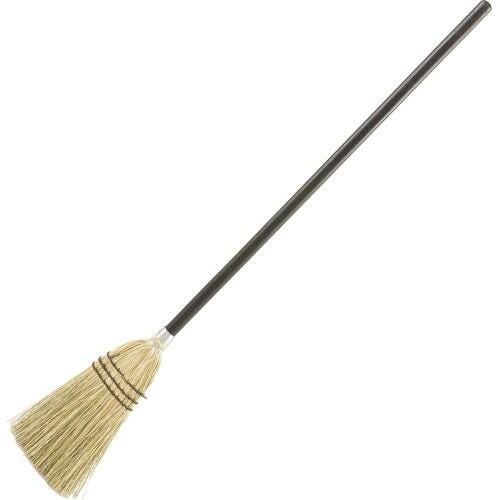 Rubbermaid Commercial Wood Lobby Corn Broom, 38 Inch 2162373