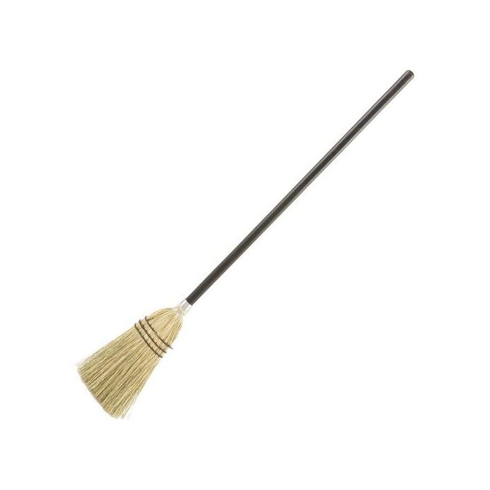 Rubbermaid Commercial Wood Lobby Corn Broom, 38 Inches