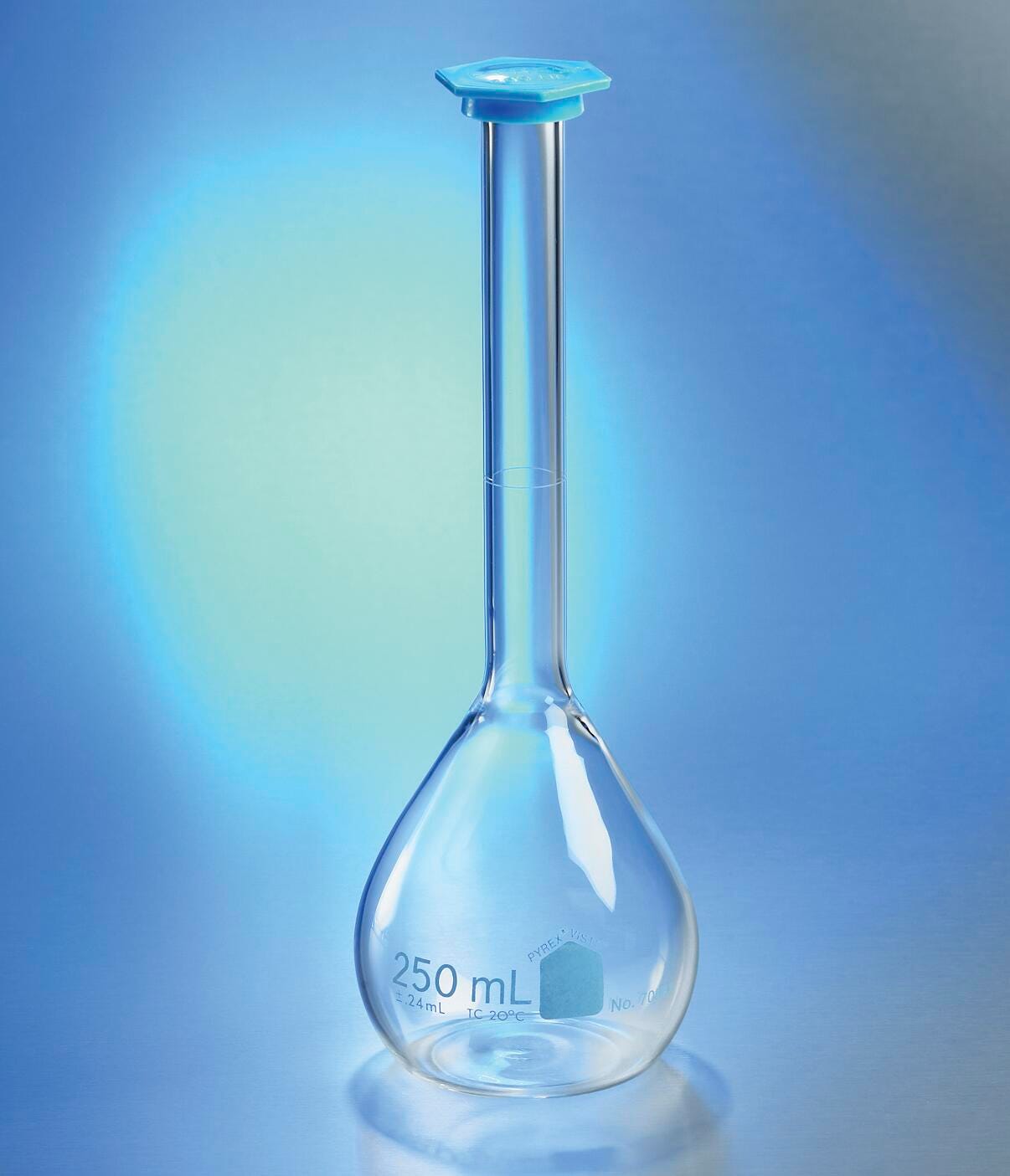 Image for Pyrex Vista Volumetric Flasks with Caps - 50 mL - Pack of 6 from School Specialty