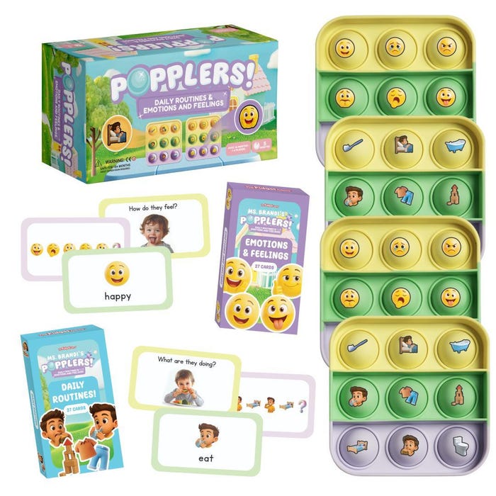 The Fidget Game Popplers Daily Routines & Emotions and Feelings