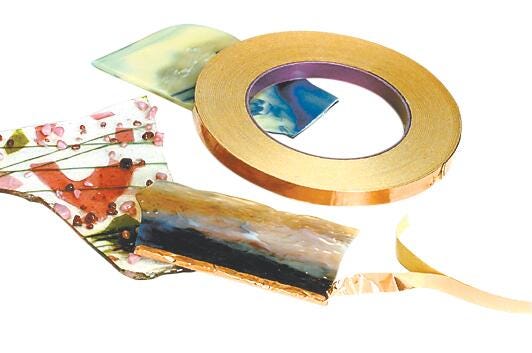 Studio Pro Adhesive Backed Copper Foil Tape, 3/8 Inches x 36 Yards