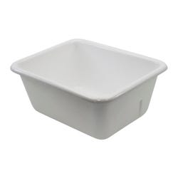 Shirley K's T-134 Storage Bin, 14-1/2 x 11-1/2 x 6-1/4 Inches, White