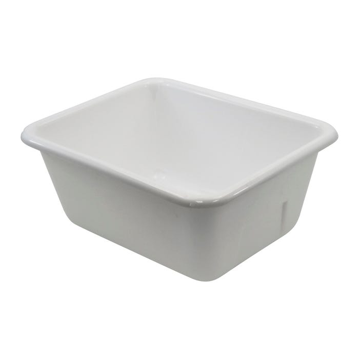 Shirley K's T-134 Storage Bin, 14-1/2 x 11-1/2 x 6-1/4 Inches, White